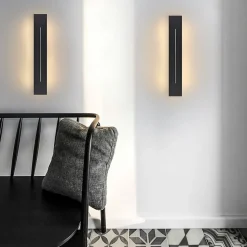 ZMH Applique LED Moderne 60 Cm 3000 K Blanc Chaud 20 W Blanc