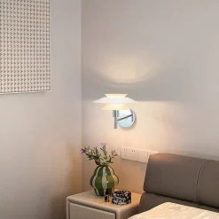 ZMH Applique Lit Design Moderne G9 Blanc Métal