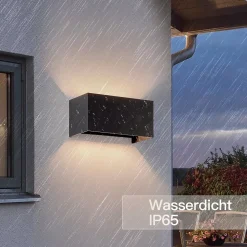 ZMH Applique Murale 4er LED Applique Murale Lampe D'extérieur Intérieur Applique Murale G9