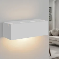 ZMH Applique Murale Intérieure Moderne G9 en Plâtre - Éclairage Élégant pour Chambre, Couloir et Escalier