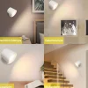 ZMH Applique Murale LED 360 degrés Pivotante 3 Niveaux De Luminosité Blanc Pour Salon Couloir