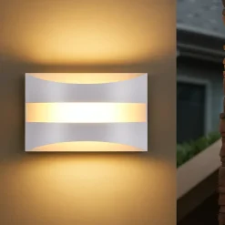 ZMH Applique Murale LED Intérieur 5w Moderne 3000k Blanc Lampe De Chambre Pour Couloir