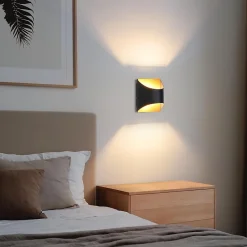 ZMH Applique Murale Vintage Noir Doré ZMH G9 - Éclairage Décoratif pour Salon et Chambre