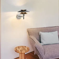 ZMH Applique Noire Lampe Murale Moderne G9 Design Métal (max. 25w)