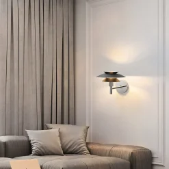 ZMH Applique Noire Lampe Murale Moderne G9 Design Métal (max. 25w)