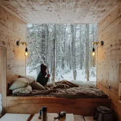 ZMH Applique Retr Industrielle Bois Noir Métal E27 Bureau