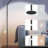 ZMH Lampadaire LED Moderne Avec Fonction Tactile Et Minuterie Pour Bureau Et Lecture