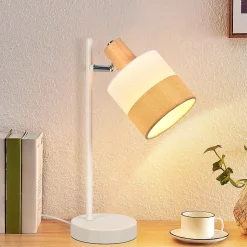 ZMH Lampe De Bureau Avec Câble Vintage E14 Pour Bureau Chambre Sans Ampoule