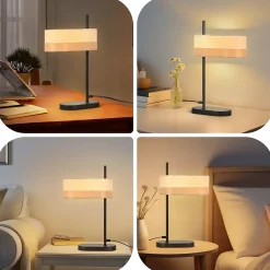 ZMH Lampe De Bureau Avec Câble E14 Vintage 1 Flamme Sans Ampoule