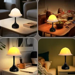 ZMH Lampe De Bureau LED Noir Lampe Moderne Lampes Dimmable LED