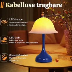 ZMH Lampe De Bureau LED Sans Fil USB Rechargeable Pour Chambre