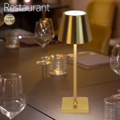 ZMH Lampe de table LED sans fil avec 3 températures de couleur - Style Vintage pour chambre à coucher