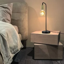 ZMH Lampe de Table Vintage Noir et Or E27 - Élégance et Polyvalence