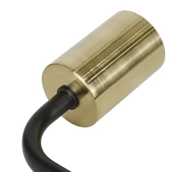 ZMH Lampe de Table Vintage Noir et Or E27 - Élégance et Polyvalence