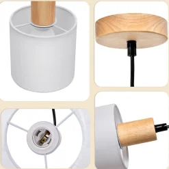 ZMH Lampe Pendante 1 Flamme Lampe De Table - Lampe Pendante Vintage Living Room