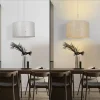 ZMH Lampe Pendante Moderne Avec Abat-jour En Tissu Étoilé E27 Décoration De Salle à Manger