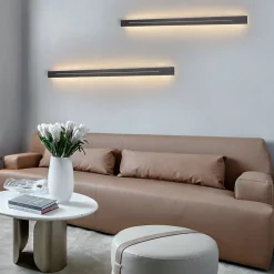 ZMH LED Applique 100 Cm Moderne Noir