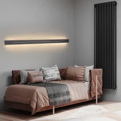 ZMH LED Applique 100 Cm Moderne Noir