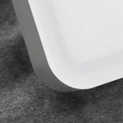 ZMH LED Plafonnier Salon 23cm Blanc Plafonnier 3000k 18w Chambre Couloir