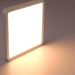 ZMH LED Plafonnier Salon 23cm Blanc Plafonnier 3000k 18w Chambre Couloir