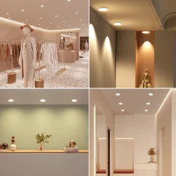 ZMH Lot De 2 LED Ampoules Gx53 ultra Plat 3000k 5 w 230v Non Dimmable Blanc