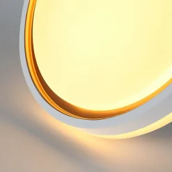 ZMH Plafonnier LED 30cm Dimmable Avec Télécommande 18w Moderne