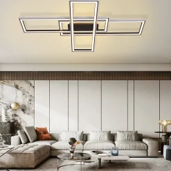 ZMH Plafonnier LED Dimmable Avec Télécommande Grand Changement De Couleur Rgb 50w Chambre à Coucher