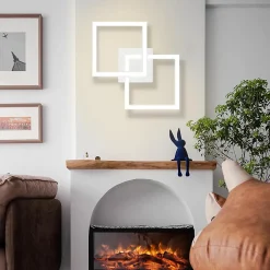 ZMH Plafonnier LED Moderne 2 Flammes 24w Pour Chambre Et Couloir