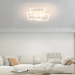 ZMH Plafonnier LED Moderne Blanc 3000-6500K pour Salon, Cuisine et Bureau