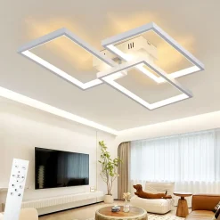 ZMH Plafonnier LED Moderne avec Télécommande - Éclairage Élégant et Fonctionnel pour Votre Intérieur