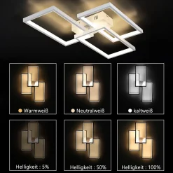 ZMH Plafonnier LED Moderne avec Télécommande - Éclairage Élégant et Fonctionnel pour Votre Intérieur