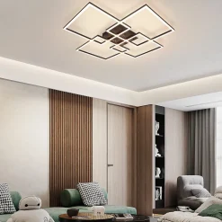 ZMH Plafonnier LED Moderne 32W 3000K - Éclairage Réglable et Design Élégant