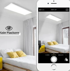 ZMH Plafonnier LED Panneau LED à Intensité Variable - Salon Plat Avec Télécommande