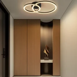 ZMH Plafonnier LED Salon 40cm 23w Lampe De Salle De Bain Pour Chambre Cuisine