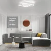 ZMH Plafonniers LED Design Moderne Luminaires De Salon Avec Télécommande Métal
