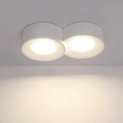 ZMH Projecteur De Plafond Moderne En Plâtre Blanc Gu10 Pour Cuisine Et Salon