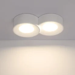 ZMH Projecteur De Plafond Moderne En Plâtre Blanc Gu10 Pour Cuisine Et Salon
