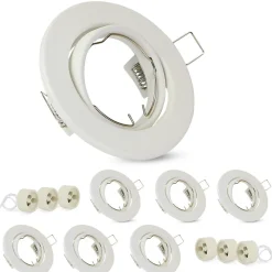 ZMH Spot Encastré LED 6 Avec Douille Gu10 Spot LED Halogène