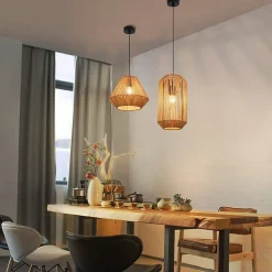 ZMH Suspension Lanterne Vintage 1 Flamme E27 Pour Salle à Manger Et Couloir