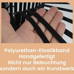 ZMH Suspension LED Moderne Noir E27 Pour Salle à Manger 100 Cm - Élégance Et Design Contemporain