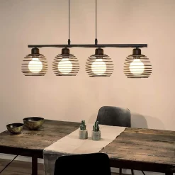 ZMH Suspensions Vintage Noire E27 Rétro Sans Ampoule