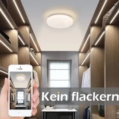 ZMH Whonzimmer Lampe De Porche Compacte Et Clignotante 15w Chambre à Coucher Cuisine Bureau